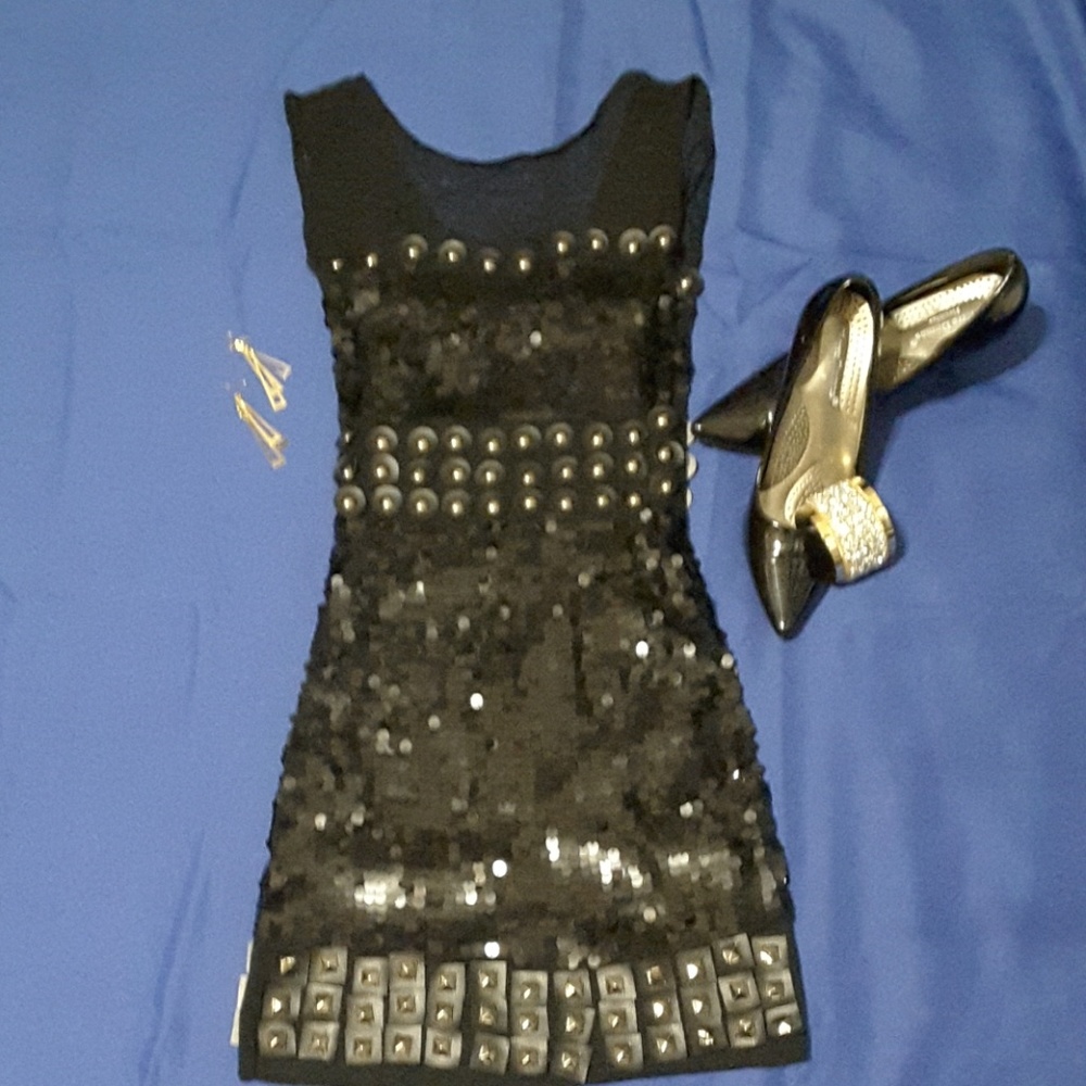 Little Black sequin dress